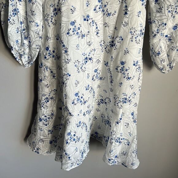 Shoshanna Darren Breeze-Print Burnout Dress - Picture 5 of 13